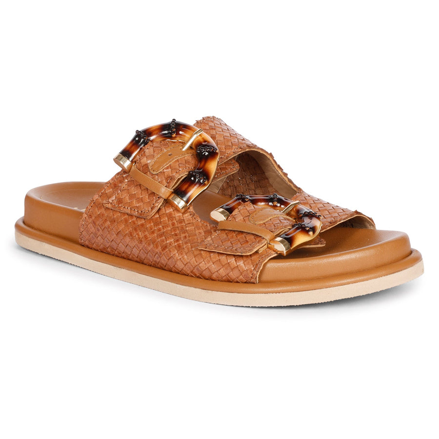Saint G Venice Flat Sandals Footwear Cuoio 