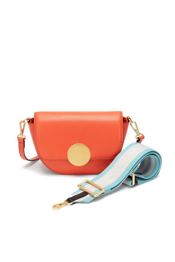 Oryany - Lottie Saddle Crossbody Small Handbags - Orange