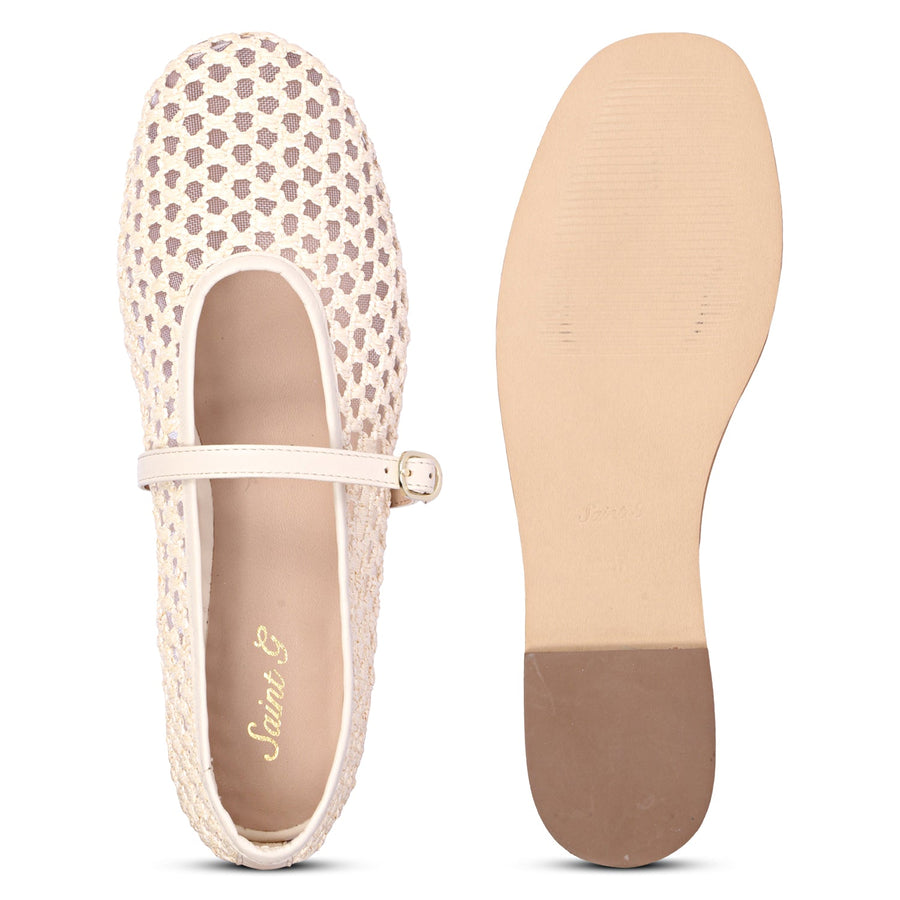 Future Brands Group Beige Dia Ballerina  - Porterist 4