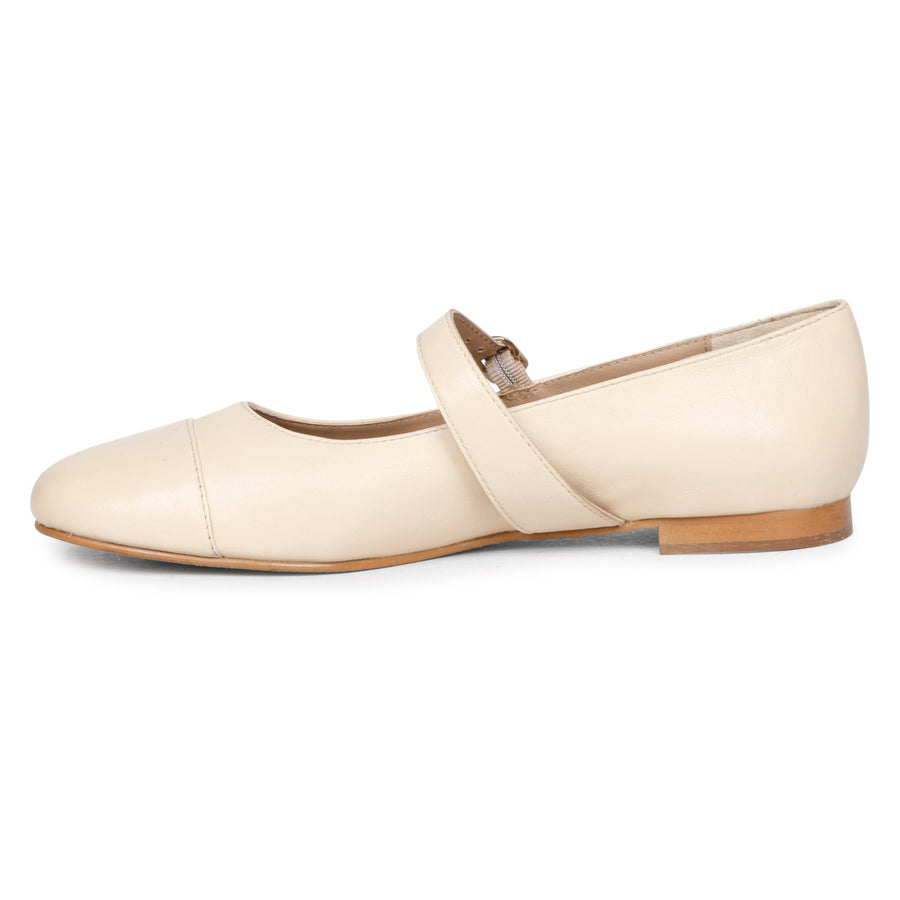 Saint G Garlen Flat Ballerinas Footwear Macadamia 