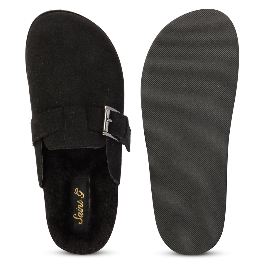 Saint G Levy Mules Black 