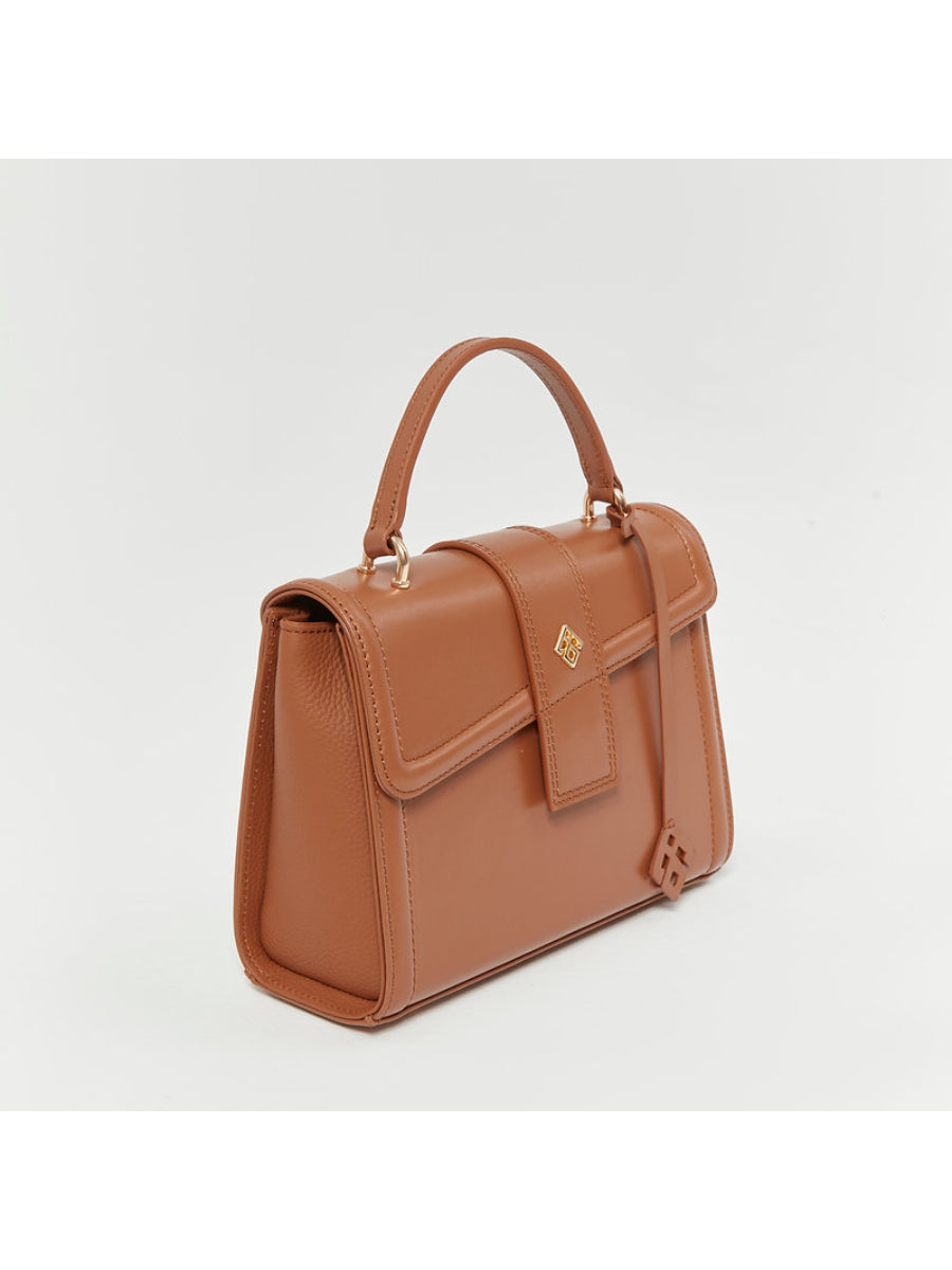 Auda Tan Satchels %100 Genuine Leather