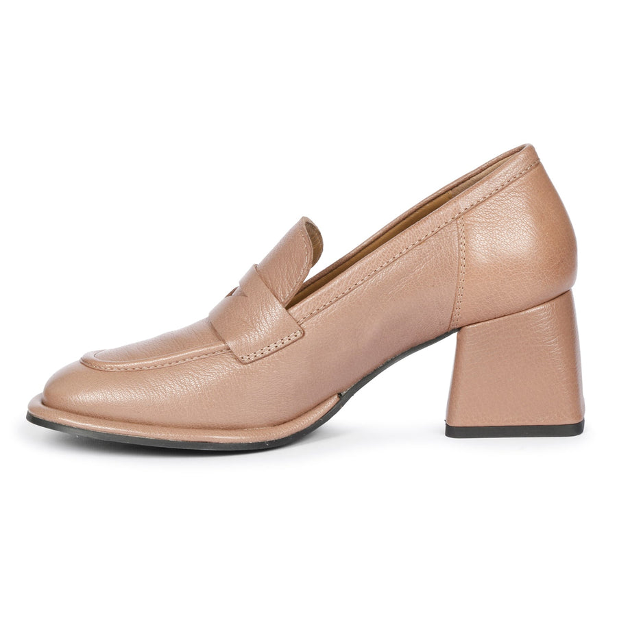 Saint G Viviana Heel Loafers Taupe 