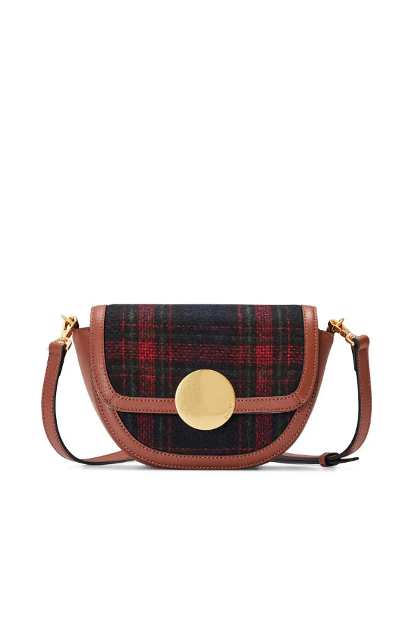 Oryany - Lottie Check Crossbody Small Handbags - Toffee Tan