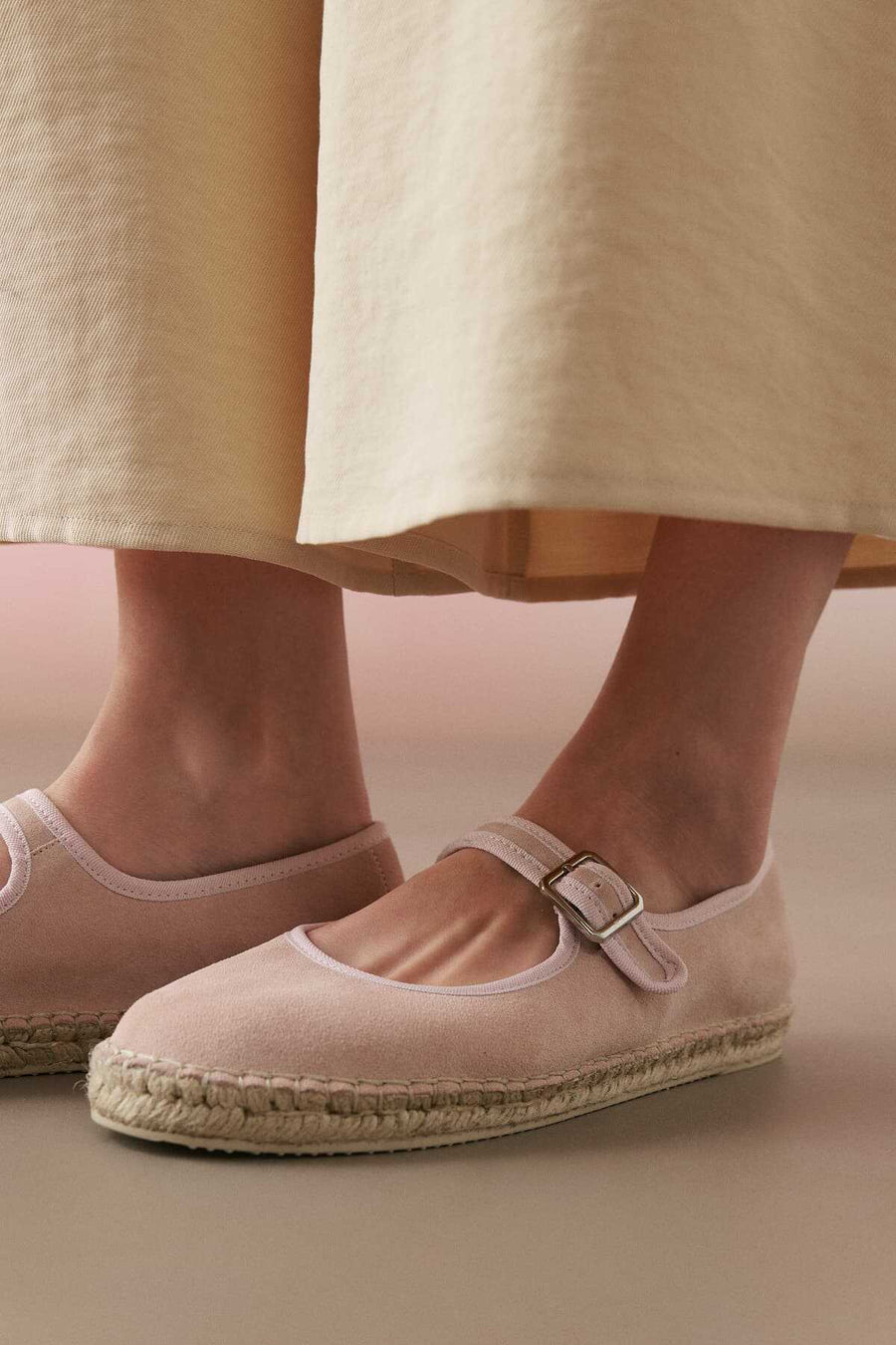 Espadrille Shoes Pink- Porterist  2