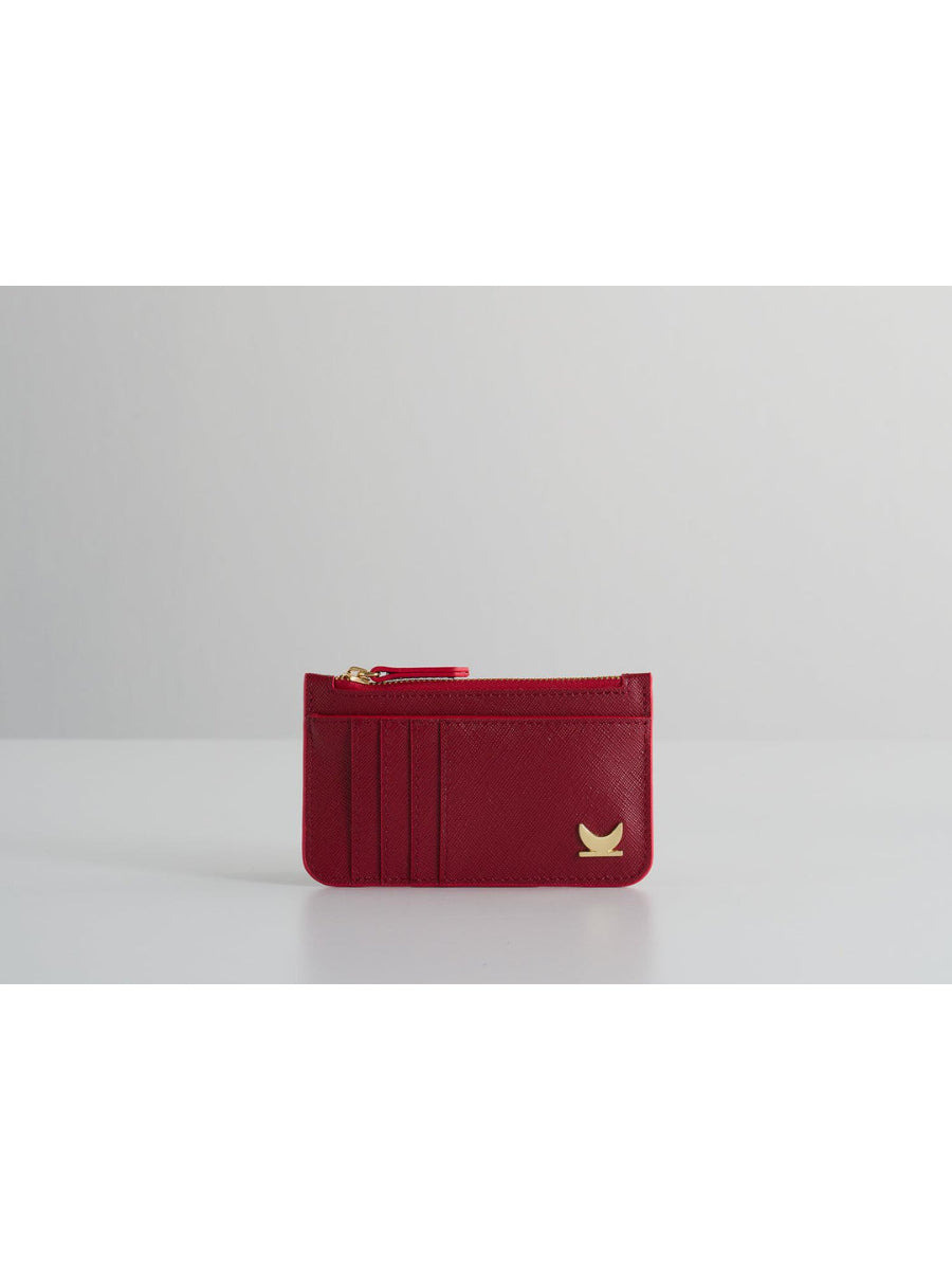 Eva Credit Card Holder - Red | Porterist