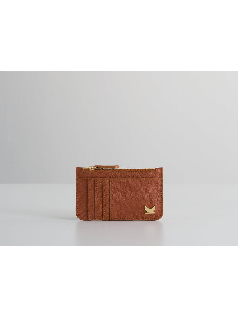 Eva Credit Card Holder - Camel | Porterist