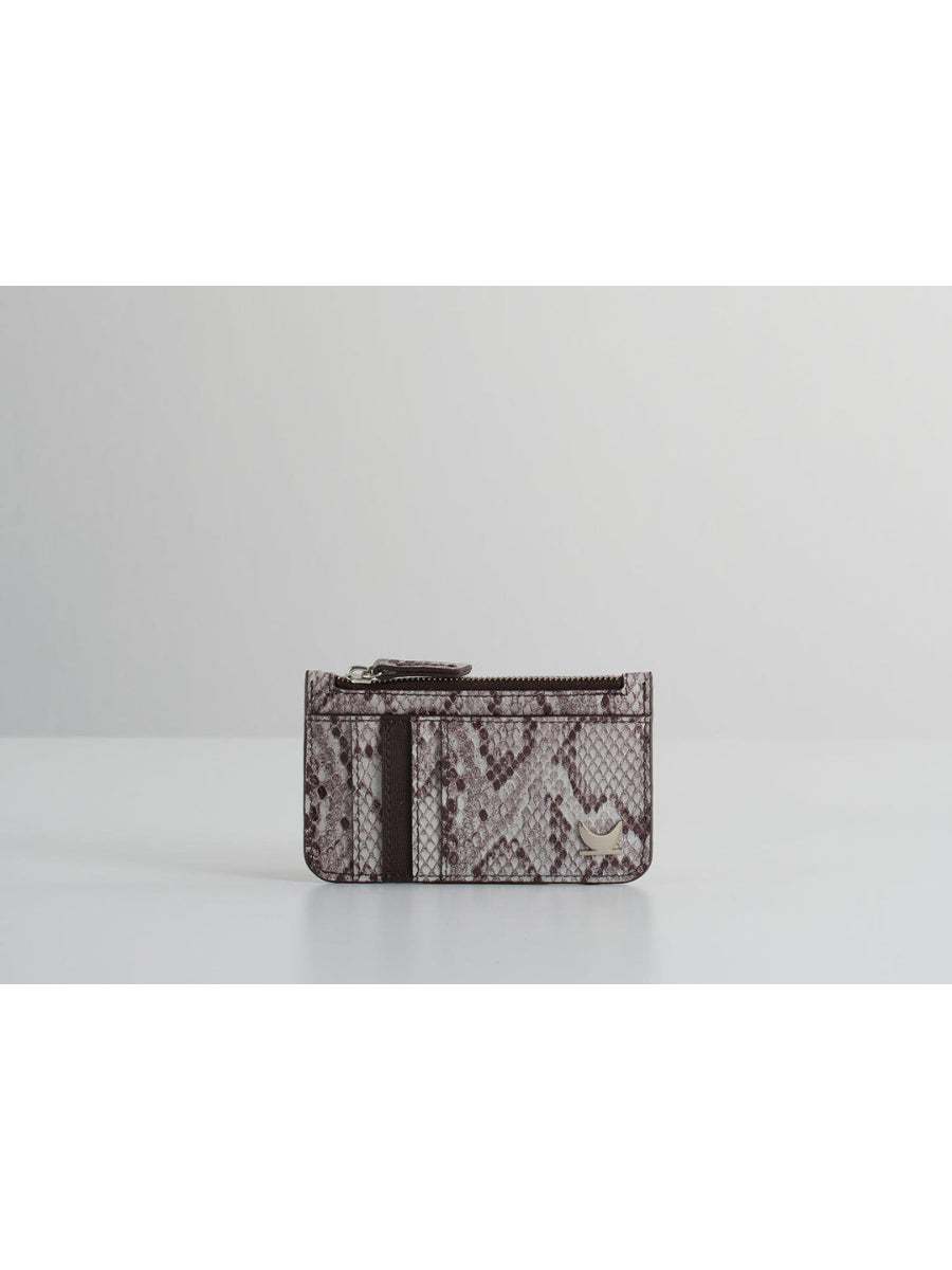 Eva Credit Card Holder - Snake Print | Porterist