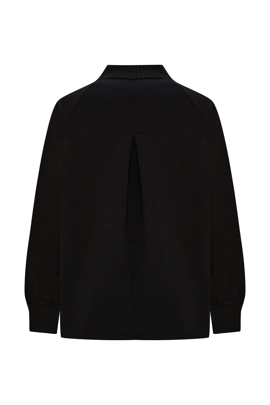 Exquise Black Polo Neck Knit Sweatshirt  - Porterist 2