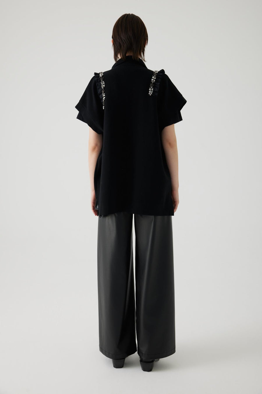 Exquise  Hand Embroidered Oversized Vest - Porterist 2