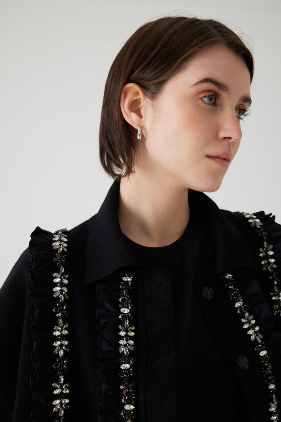 Exquise  Hand Embroidered Oversized Vest - Porterist 5