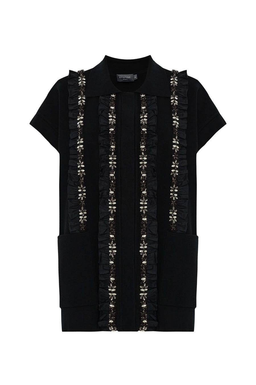 Exquise  Hand Embroidered Oversized Vest - Porterist 6