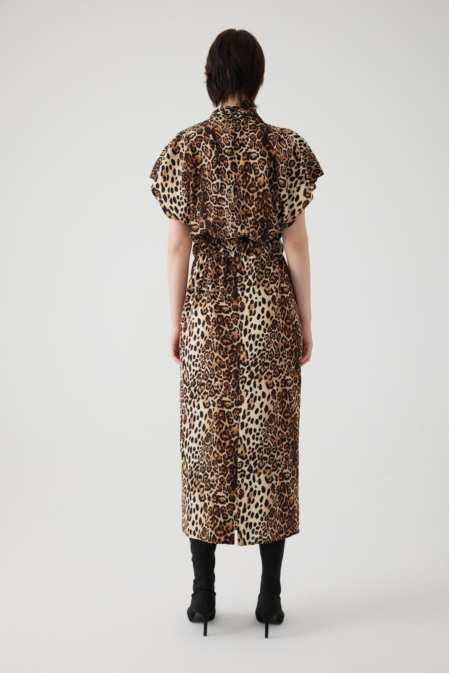 Exquise  Leopard Print Sleeveless Maxi Dress - Porterist 3