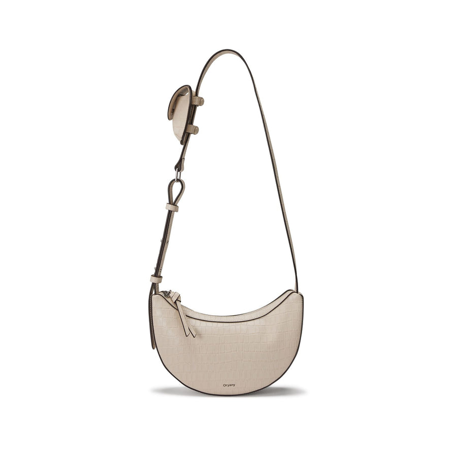 Oryany Rookie Croco Crossbody Medium Handbags Cream 