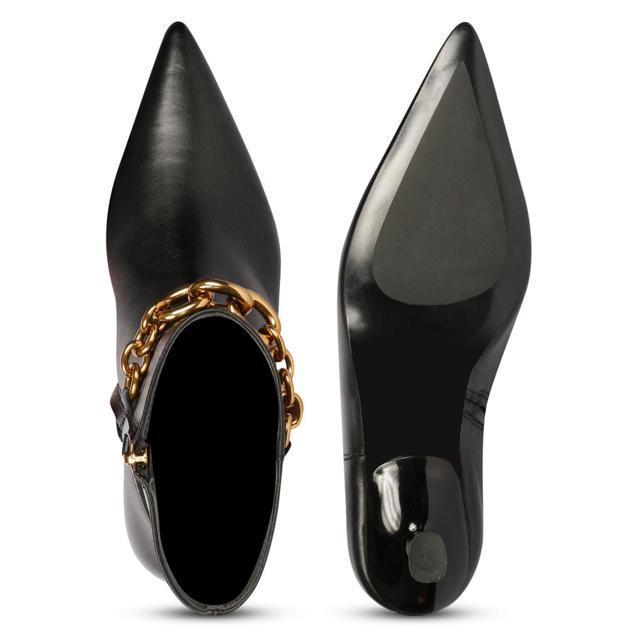 Saint G Peony Ankle Boots Black 