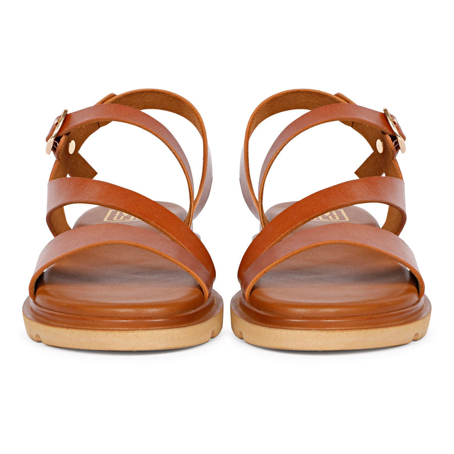 Vivi Blu Kamla Flats Footwear Cognac 