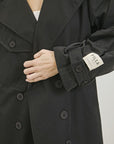 Fayette Black Trench Coat