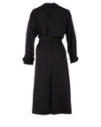 Fayette Black Trench Coat