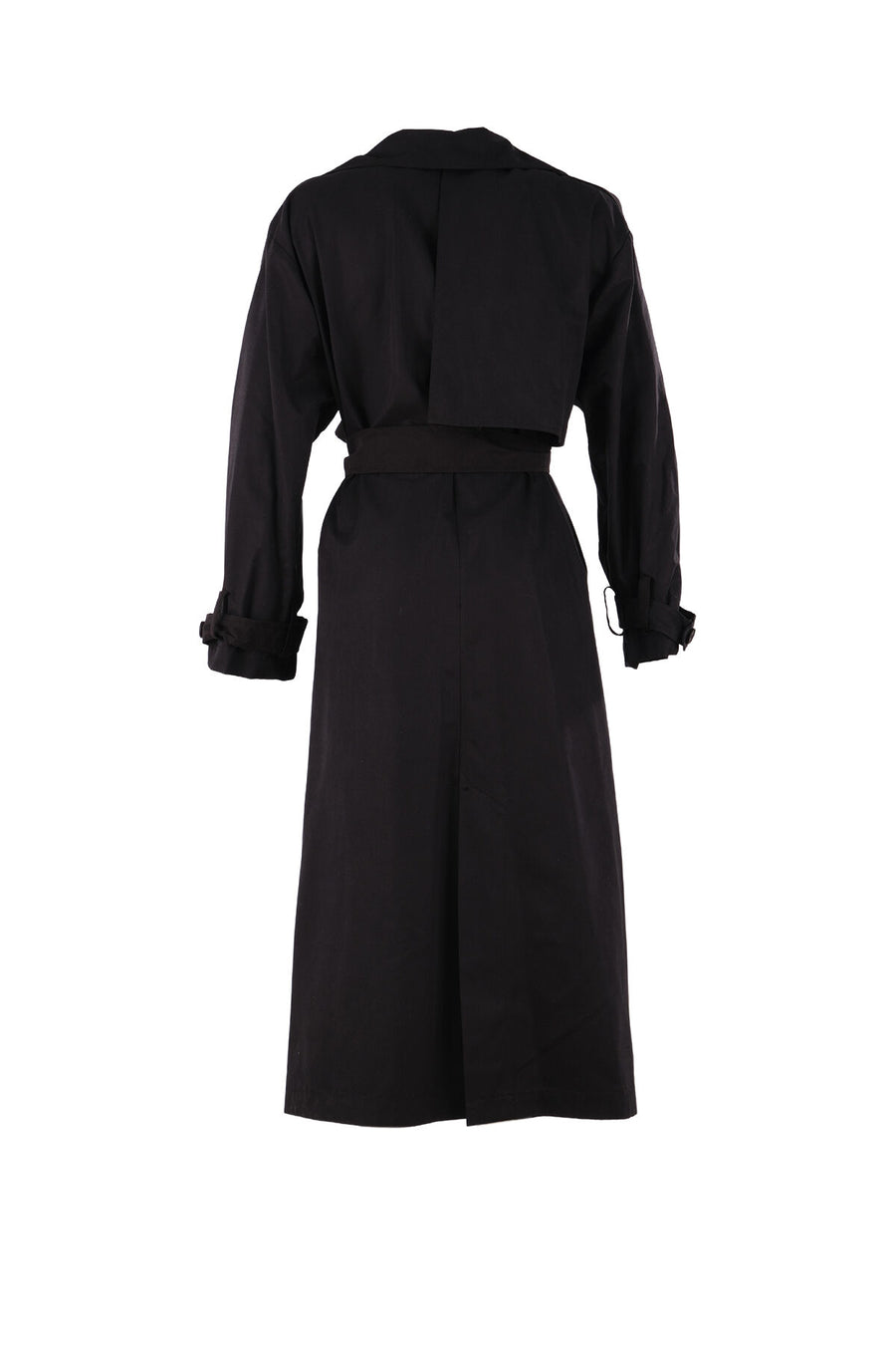 Fayette Black Trench Coat