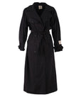 Fayette Black Trench Coat