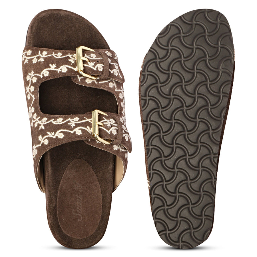 Future Brands Group Brown Angela Flat Sanda  - Porterist 4