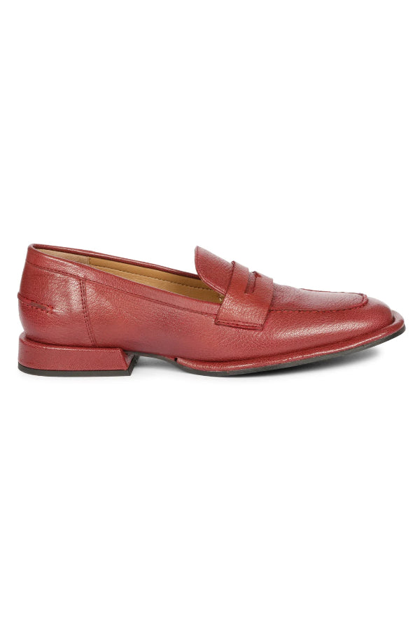 Saint G Carla - Flat Loafers - Burgundy