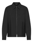 Women's Shirt with Zipper and Pockets Black  - Porterist 4