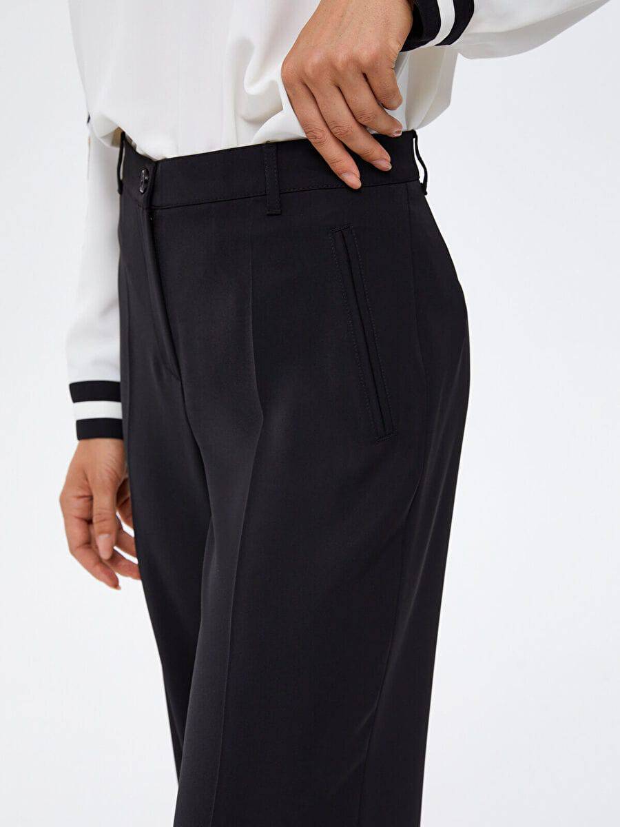 Black Wide Leg Pants 00081