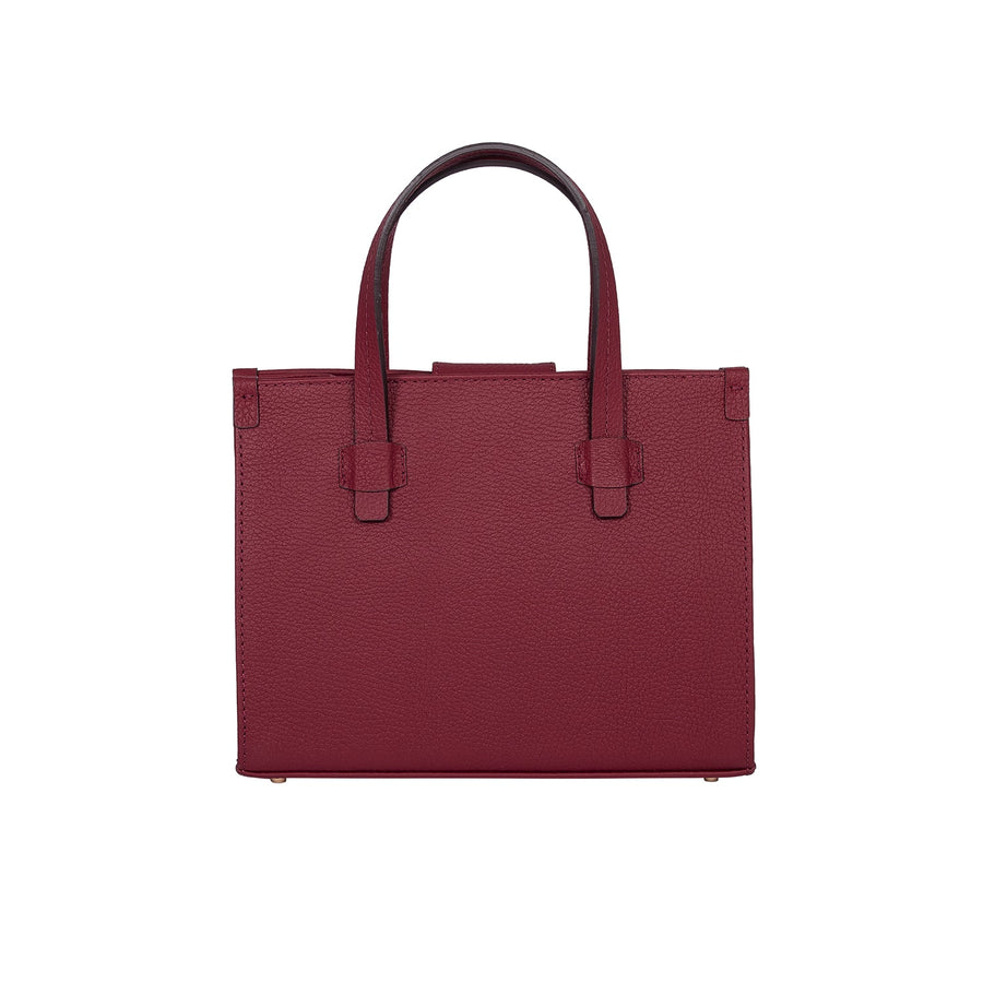 Gabrielle Red Leather Hand & Shoulder Bag | Porterist