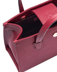 Gabrielle Red Leather Hand & Shoulder Bag | Porterist