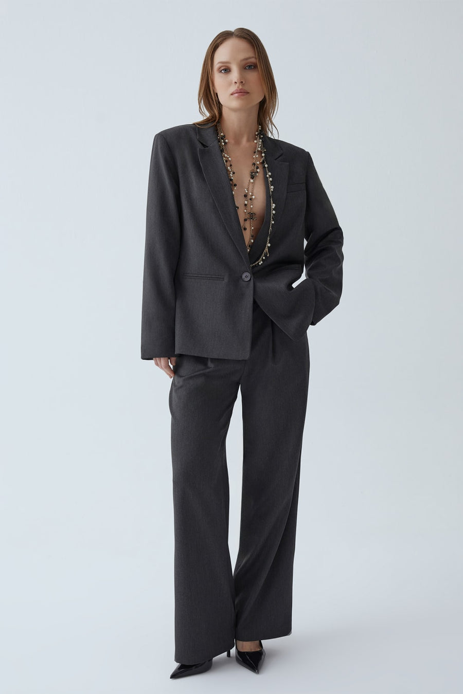 Smoked Garter Palazzo Pant  - Porterist 2