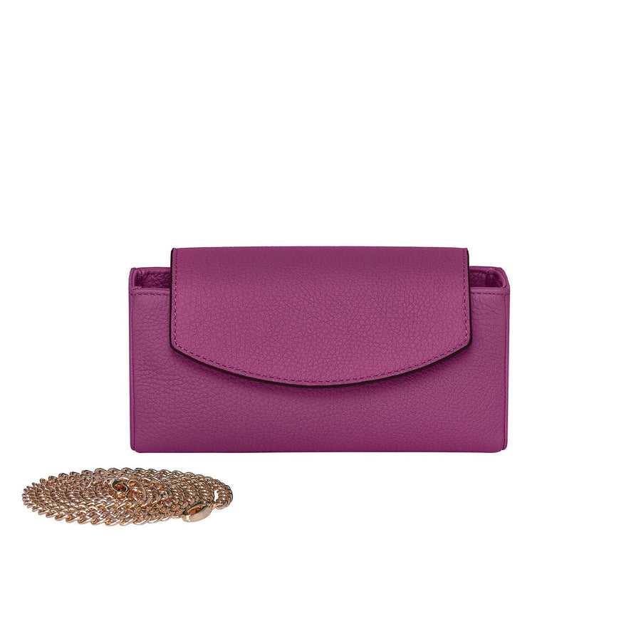 Gean Fuchsia Mini Leather Handbag & Clutch | Porterist
