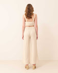 Wide Leg Pants Natural