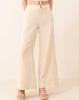 Wide Leg Pants Natural