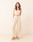 Wide Leg Pants Natural