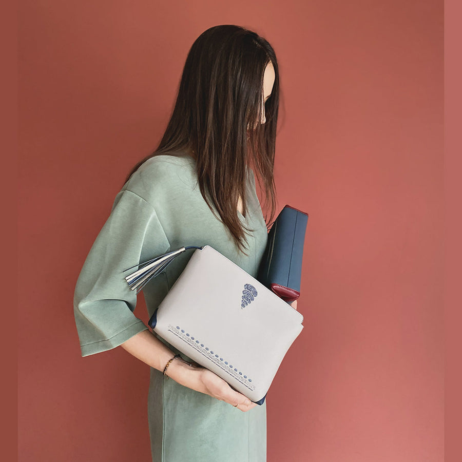 Gray Mun Clutch - Small Size | Porterist