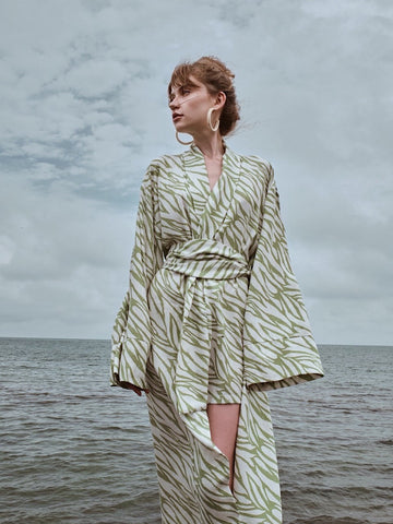 Green Zebra Kate Kimono Dress | Porterist