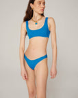 Sierra ECONYL® Bra Look Sporty Bikini Set Blue