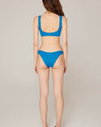 Sierra ECONYL® Bra Look Sporty Bikini Set Blue