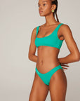 Sierra ECONYL® Bra Look Sporty Bikini Set Green