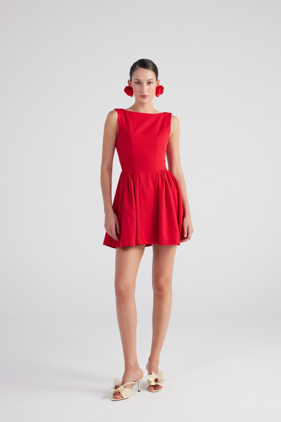 Holly Lolly Alena Dress Red  - Porterist 2