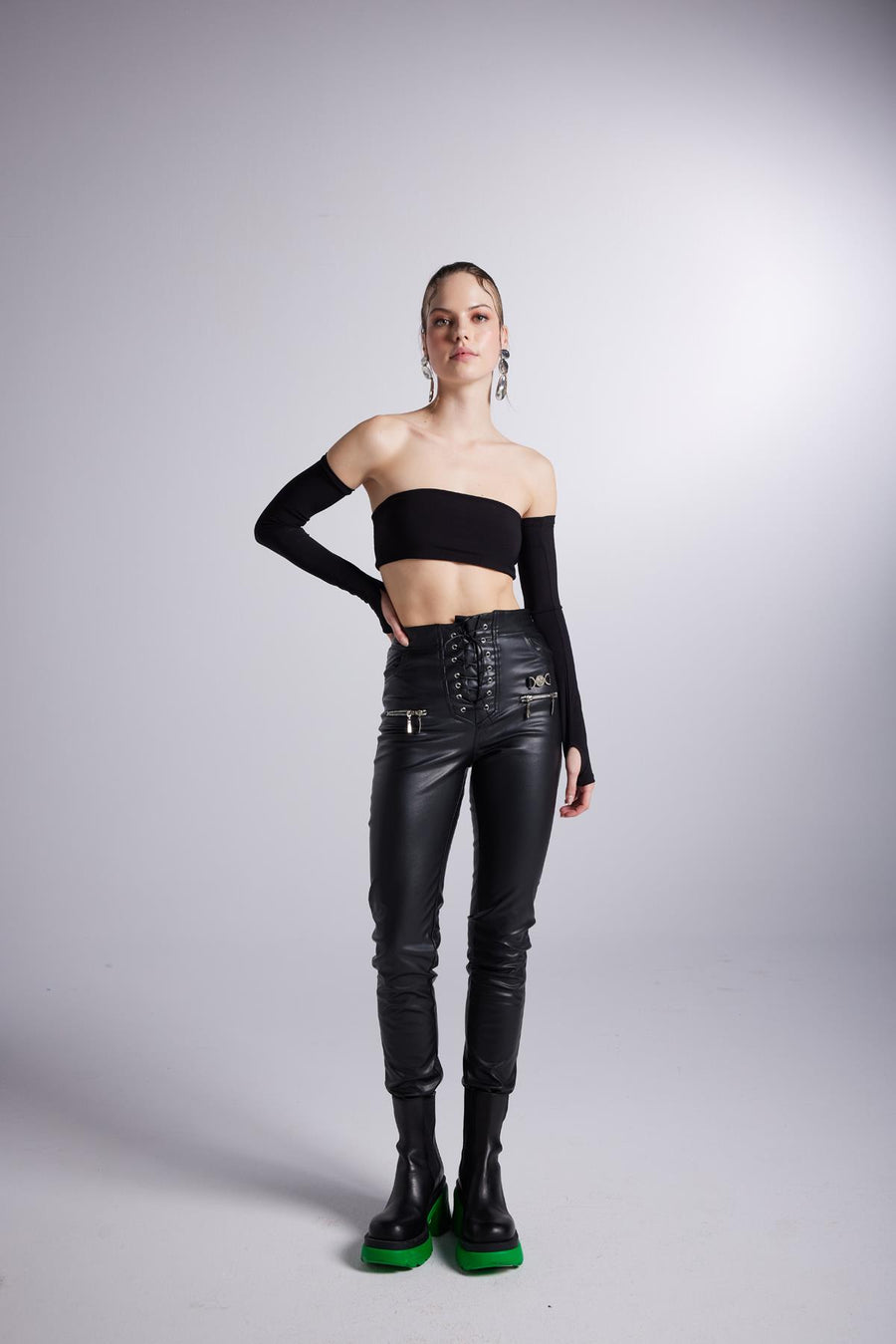 Rebel Leather Pants Black  - Porterist 2