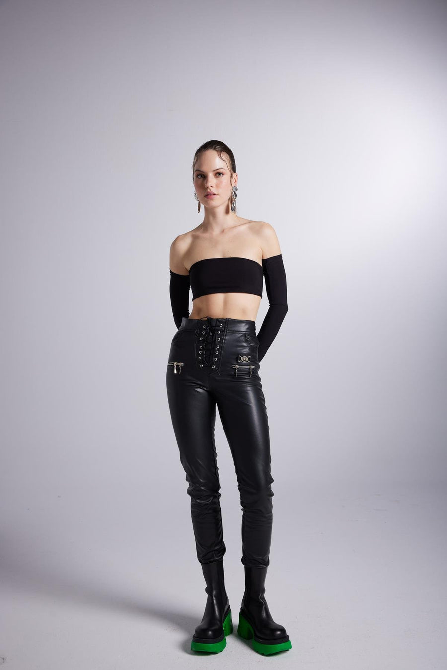 Rebel Leather Pants Black  - Porterist 3