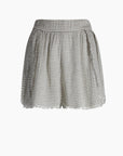 Lyocell Striped Mini Shorts - Porterist 1