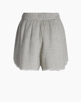 Lyocell Striped Mini Shorts - Porterist 2