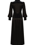 Exquise Black Slit Long Dress  - Porterist 2