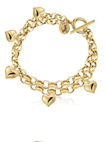 Gold Heart Bracelet | Porterist