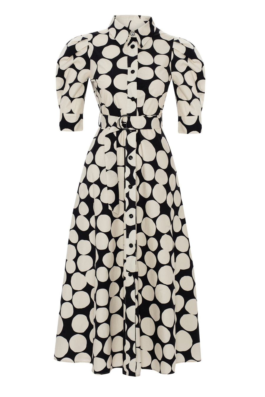 Polka Dot Patterned Mens Collar Dress Fınal Item - Porterist 1