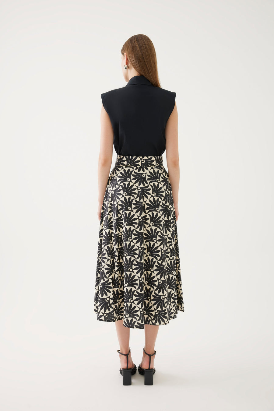 Patterned Midi Skirt Fınal Item - Porterist 2
