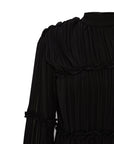 Exquise Black Pleated Detailed Blouse  - Porterist 3